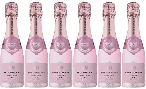 Brut Dargent - Ice Rosé Pinot Noir, Sekt Rosé Halbtrocken (6 x 0.2 L)