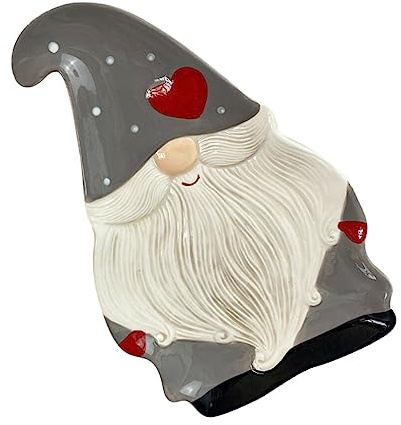 LABRIMP 1 Pc piatto di Babbo Natale Svendita piatti di in ceramica posate vassoio per alimenti natalizio piatto di ceramica natalizio verdura