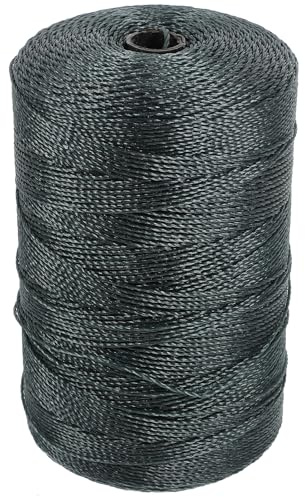 DOITOOL Fishing Net Repair Kit, Multipurpose Strong Nylon Rope String Cord Fishing Net Repair Line Rope String for Outdoors, DIY Projects, Crafting, Gardening - Dark Green