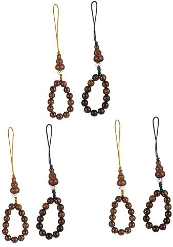 Hemobllo 3sets Cordini Stile Cinese Per Smartphone Eleganti Cinghie Da Polso Con Perline Per Ufficio e Viaggi