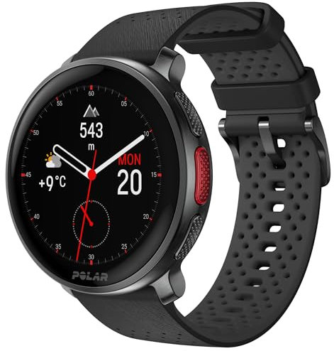 POLAR Vantage V3, Sport Watch with GPS, Heart Rate Monitor, and Extended Battery Life, for Men and Women, Offline Maps, Running, Triathlon, Black