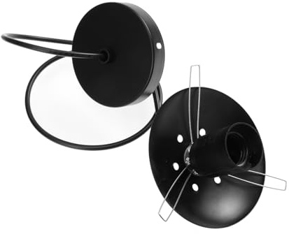 Uonlytech 1pezzi Portalampada Sospensione Foro Di Ventilazione Portalampada Per Lampadario Sospeso Compatibile Portalampade Sospensione