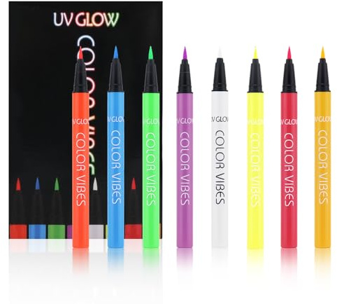 Ensemble D'Eyeliner Liquide Mat 8 Couleurs, Eye-Liners Imperméable Colorés Eye Liner Mat, Longue Durée UV Eyeliner Résistant aux Bavures, Idéal Pour Maquillage Quotidien et Soirées