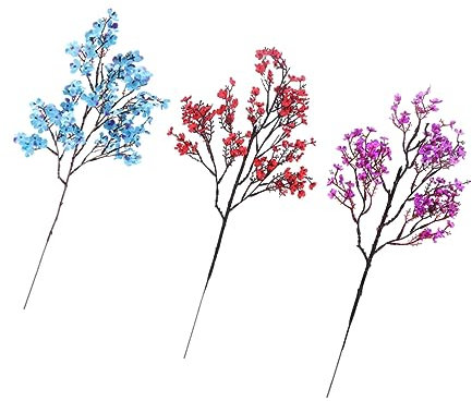 BESTOYARD 3stücke Künstliches Gypsophila Bouquet Realistische Blumen Für Heimdekoration Hochzeiten Bastelprojekte Frische Farben Pflegeleicht Langlebig