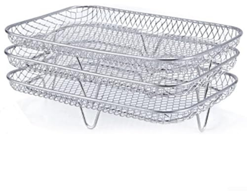 Support flexible pour friteuse à air comprimé à trois couches en acier inoxydable pour la cuisson et la déshydratation