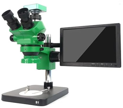 Industriella mikroskop Kontinuerlig Zoom Trinokulärt Mikroskop Stereomikroskop Elektron For Underhåll Usb-kamera 4k Video Klar Bildkvalitet(Standard Version)