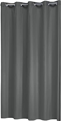 Sealskin Textil Duschvorhang Coloris, Farbe: Grau, B x H: 180 x 200 cm