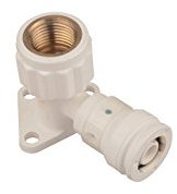Henco Verbindungsstück mehrschichtig, Push-Fit Henco – Push-Fit Vision, gewinkelt, Innengewinde, 16 x 2,0 – 1/2 Zoll (15/21)