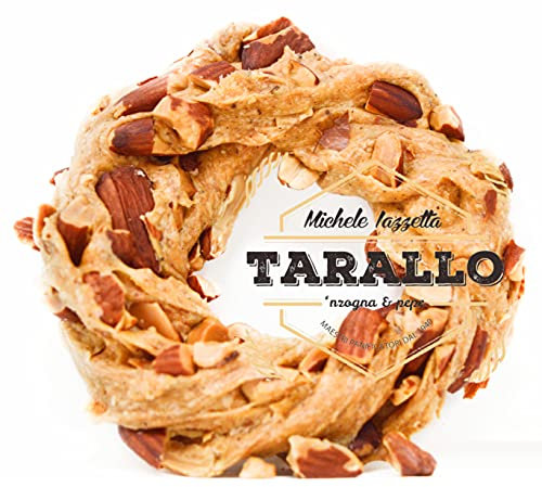 Taralli sugna e pepe Napoletani Extra Mandorlato Tarallo Con Mandorle Napoli 1kg Snack Ideale Cena Aperitivo Birra Artigianale - Patatine - Mandorle Sgusciate - Confezionati Come Cialde Caffe