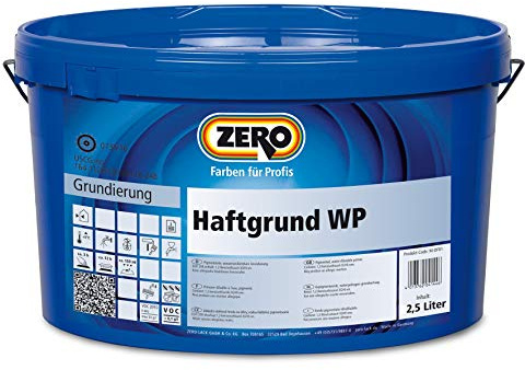 Zero Haftgrund WP Deckkraft Plus weiß Lösemittelfreie Grundierfarbe 2,5L
