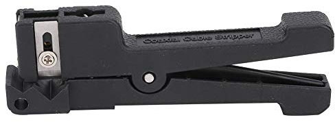 ViaGasaFamido Fiber Optic Stripper, 45-165 Optical Fiber Wire Cable Stripper, Horizontal Coaxial Cable Cutter Stripping Pliers Tool Hand Tool Electricians Supplies,Wire Stripper