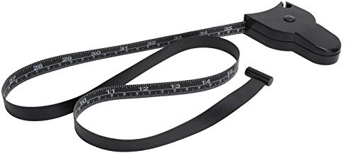 150 Cm / 60 Pollici Nastro di Misurazione del Corpo Morbido Metro a Nastro Retrattile Testa Fianchi Gambe Strumento di Misurazione della Vita per Uomini e Donne Fitness e Perdita di Peso (nero)
