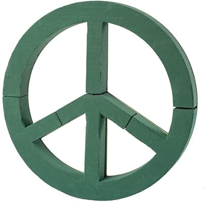 Flowerbox Oasis® Bioline® Peace Zeichen, Ø 50cm x 6cm