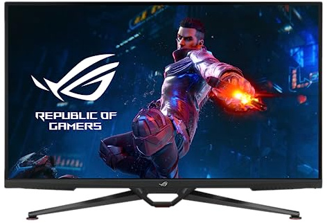 ASUS ROG Swift - Monitor da gioco 4K HDMI 2.1 HDR DSC 38 (PG38UQ) - UHD (3840 x 2160), 144Hz, 1ms, IPS veloce, compatibile con G-SYNC, altoparlanti, FreeSync Premium Pro, DisplayPort,