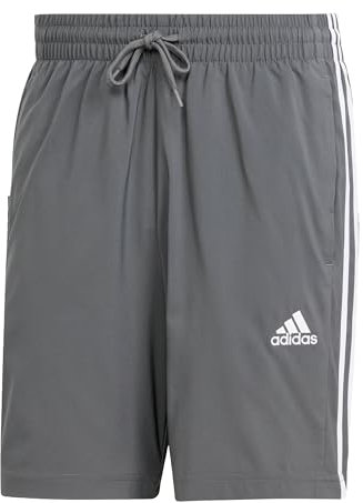 adidas Herren AEROREADY Essentials Chelsea 3-Stripes Shorts, Grey Six, M