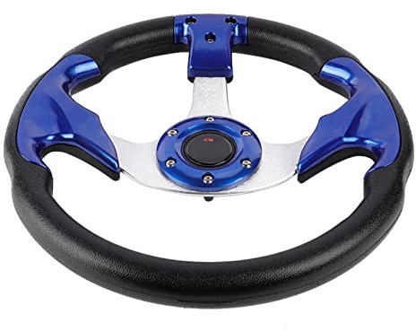 320 Mm Universal-PU-Leder-Auto-Sport-Renn-Drift-Lenkrad, Angenehmes Handgefühl und Stilvolles Aussehen für die Meisten Fahrzeuge