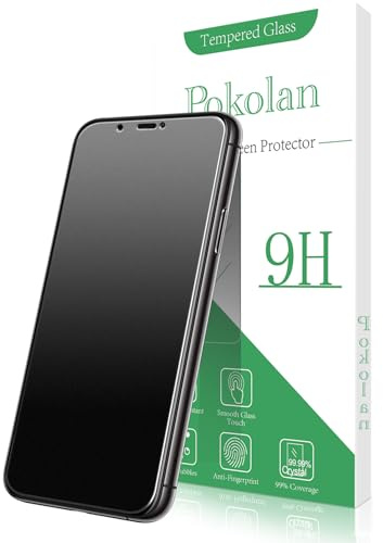 Pokolan 3 Stück Matte folie für iPhone 11 Pro, X, XS Panzer Schutz Glas | Matt Glas Folie, Blendschutz, Blasenfreie, Anti Kratzen, Anti Fingerabdruck, Ultra Klar Displayschutzfolie