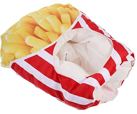 KITANDOVE Lustiger Kopfschmuck Cartoon Hut Pommes Frites Versorgung Cosplay Kopfbedeckung