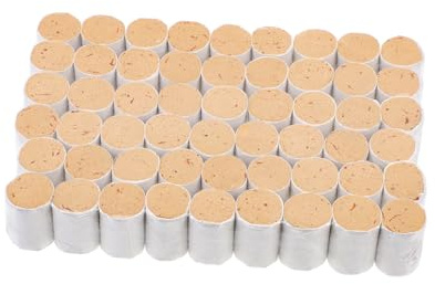 Barra de Moxa para Terapia 54 Piezas de Moxa Safflower | Amarillo, Unidades Envueltas Individualmente, Caja Quemador Reductora de Humo
