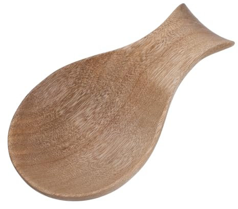 HOLIDYOYO Soporte para Cuchara De Cocina De Madera Maciza, Tamaño Compacto, Resistente, Diseño Japonés, Utensilios De Cocina, Uso Doméstico, Reposacucharas Funcional para Mesa y Encimera