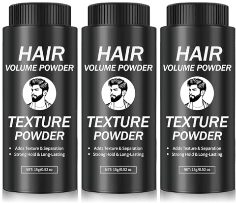 QIUFSSE 3PCS Hair Styling Powder for Men & Women,Fluffy Hair Powder