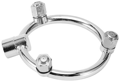 ANKROYU Tête de pulvérisation en Acier Inoxydable, 3 Buses Rondes, arrosage par atomisation, dépoussiérage Frais, humidificateur par pulvérisation pour Jardin, pelouse, horticultur