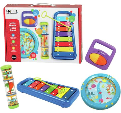 Halilit Little Hands Music Band Musical Instrument Gift Set
