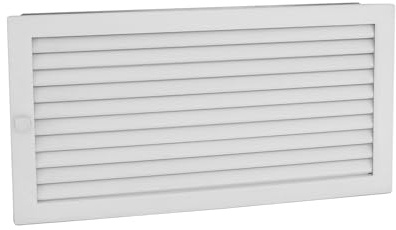Warmluftgitter 45x23 weiß Lüftungsgitter Ofengitter