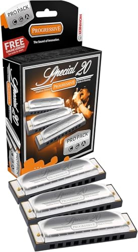 Hohner Pro Pack Spezial 20 Pack mit 3 Mundharmonika a/c/g