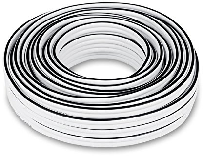 Teufel 15 m Lautsprecherkabel 2 x 4,0 mm² kupfer - weiß