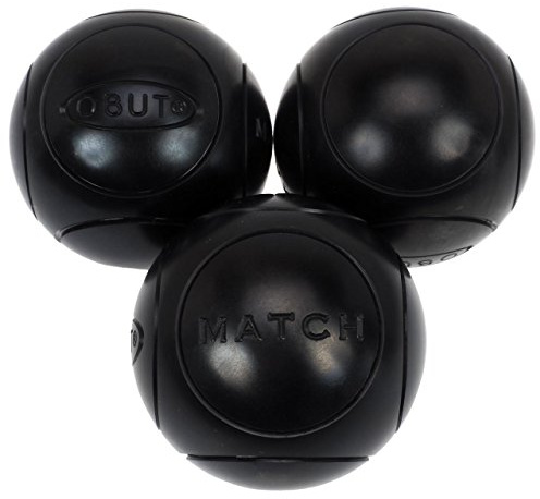 Obut - Match Noire (1) 75m - Taille 720g - Boules de pétanque