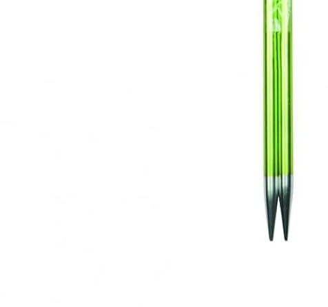 Lana Grossa Rundstricknadel Aluminium | leicht & stabil | glatte Oberfläche für müheloses Stricken | ideal für alle Garne | langlebig & komfortabel | 80/5,0