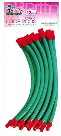 Brittny Loop Rods-Green 12 Count Large (Pack of 1)