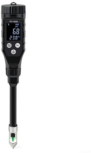 Digitales Boden-pH-Messgerät, Boden- und Wasser-pH-Tester, Detektor, Pflanzen-Blumentopf, Boden-Nährstoff, Bluetooth-Verbindung für Hausgarten, Zimmerpflanzen