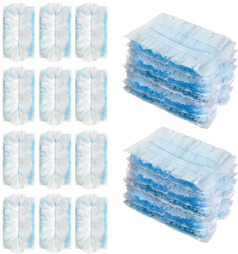 Vicloon 10 ricariche per spolverino istantaneo, per la pulizia, testine usa e getta, forte elettrostatica, rimozione manuale della polvere, per la pulizia di tapparelle, ufficio, casa, ventilatori