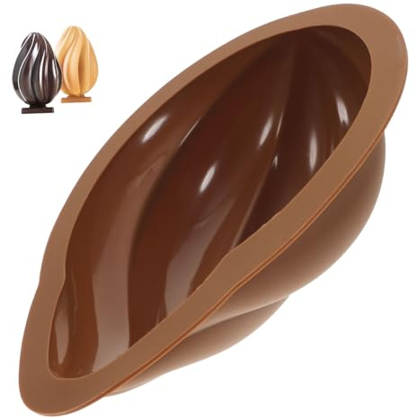 VINTORKY Eierförmige Silikonform Für Kuchen Und Desserts Flexible Schokoladenform Mit Glatter Oberfläche Reißfest Und Leicht Zu Entformen Für Osterdekoration Und Mousse-kuchen