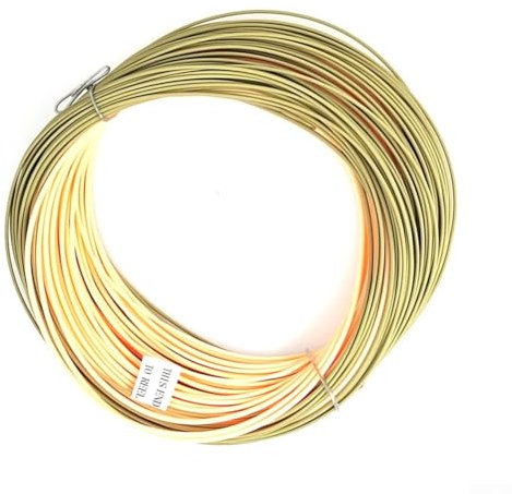 Zoegneer WF3F5F einhändige Spey-Hauptschnur zum Fliegenfischen, Camouflage, schwimmende Fliegenschnur mit richtigen Ringen für bequemen Rigwechsel (3#)