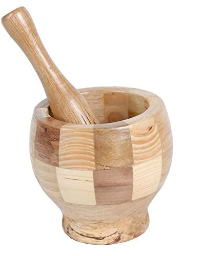 Moulin à poivre professionnel en bois, pilon à mortier, broyeur à ail et à épices, bol, broyeur, Gadget de cuisine, outils de cuisine