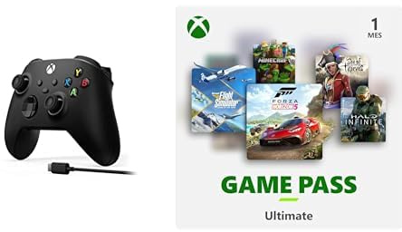 Xbox Controller USBC Cable + Game Pass Ultimate 1M