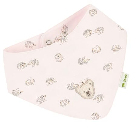 Steiff Halstuch One Size pearl, Baby-Halstuch, Halsbedeckung für Babys, weich und bequem, Halsschutz, waschmaschinenfest