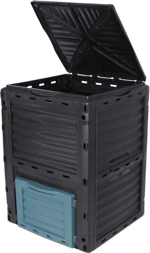 300L Eco Friendly Garden Outdoor Composter Bin Organic Waste Compost Converter Recycle Recycling Soil Outdoor Storage Waste Grass Composting Box