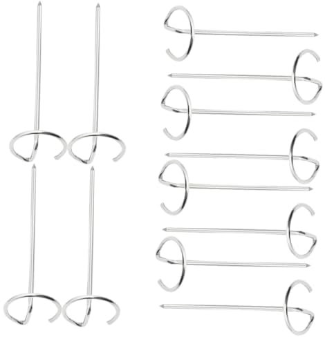 CIMAXIC 20pièces Brochettes Pour Barbecue Et Air Fryer Supports Debout Pour Viande Fruits Et Légumes Ustensiles De Cuisine Réutilisables