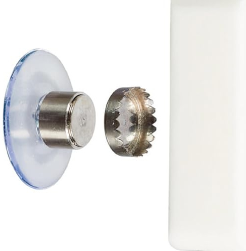 Portasapone magnetico montato a parete – Barre a – Portasapone compatto | Trapano soluzione da bagno gratuita per lavabo, doccia, lavabo, bar SOAAP organizer