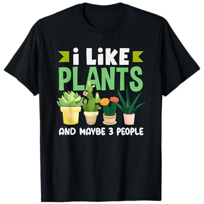 I Like Plants Divertente Giardiniere Hobby Giardinaggio Maglietta