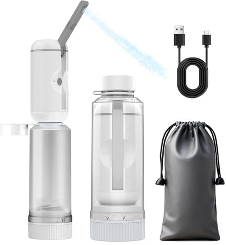 Jutimer Electric Portable Bidet Sprayer, 2 Pressure Modes. | IPX6 Waterproof Design. For Postpartum, Infant And Hemorrhoids Intimate Cleansing. Compact Body, Easy To Carry for Travel.