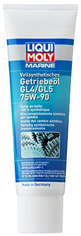 LIQUI MOLY Marine Vollsynthetisches Getriebeöl GL4/GL5 75W-90 | 250 ml | Boot Getriebeöl | Art.-Nr.: 25036