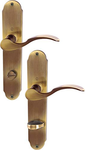 HOPPE Langschild-Garnitur 'Caracas' Messing brüniert M112SLN/2021-800735