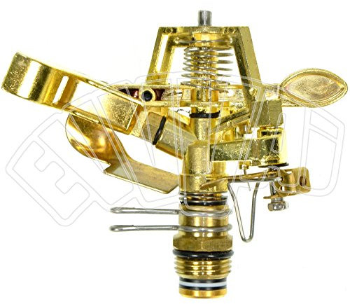 IRRIGATORE A SETTORE 1/2 MASCHIO IN OTTONE PER IRRIGAZIONE ACQUA GIARDINO ORTO