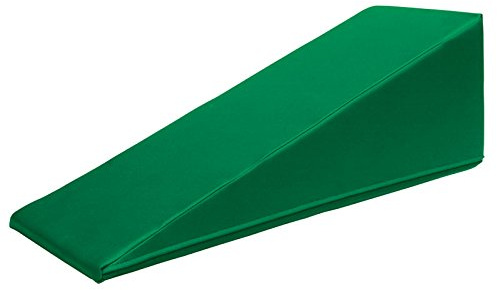 Bein-Lagerungskeil, Lagerung, Keilkissen, Kunstleder, 80x30x10/2cm, weiß