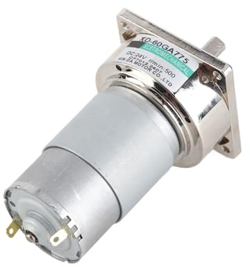 DC12V / 24V 35W Mini-DC-Getriebemotor Metall Geschwindigkeit einstellbar großen Drehmoment Motor CW / CCW(24 V 500 U / min)